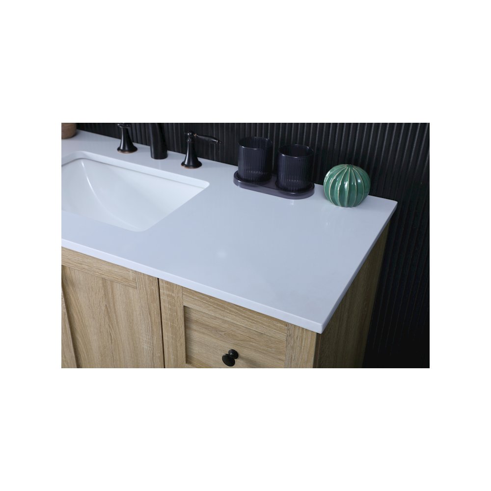 48 Inch Single Bathroom Vanity In Mango Wood. Picture 6