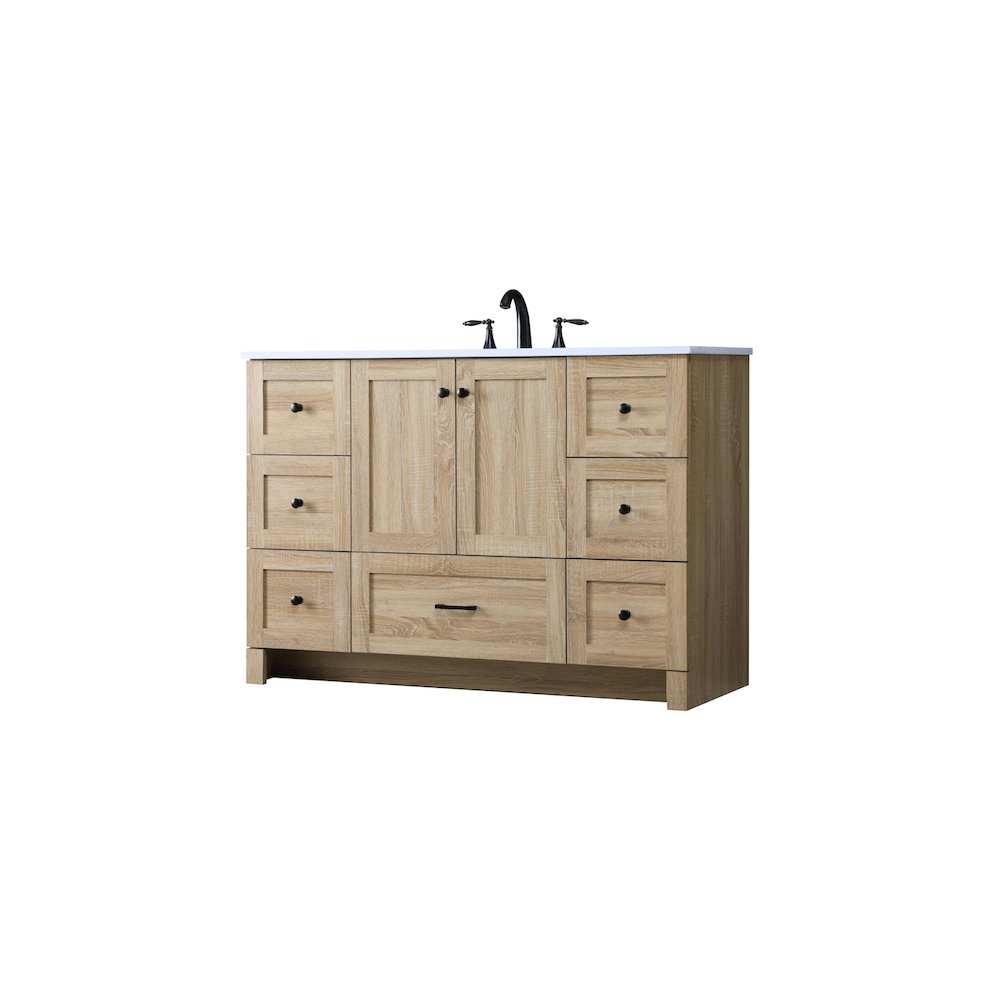 48 Inch Single Bathroom Vanity In Mango Wood. Picture 8