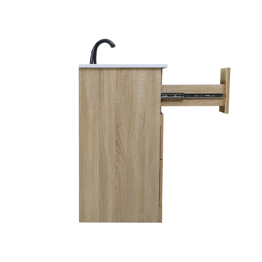 54 Inch Single Bathroom Vanity In Mango Wood. Picture 14