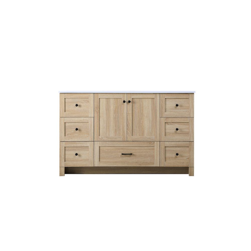 54 Inch Single Bathroom Vanity In Mango Wood. Picture 18