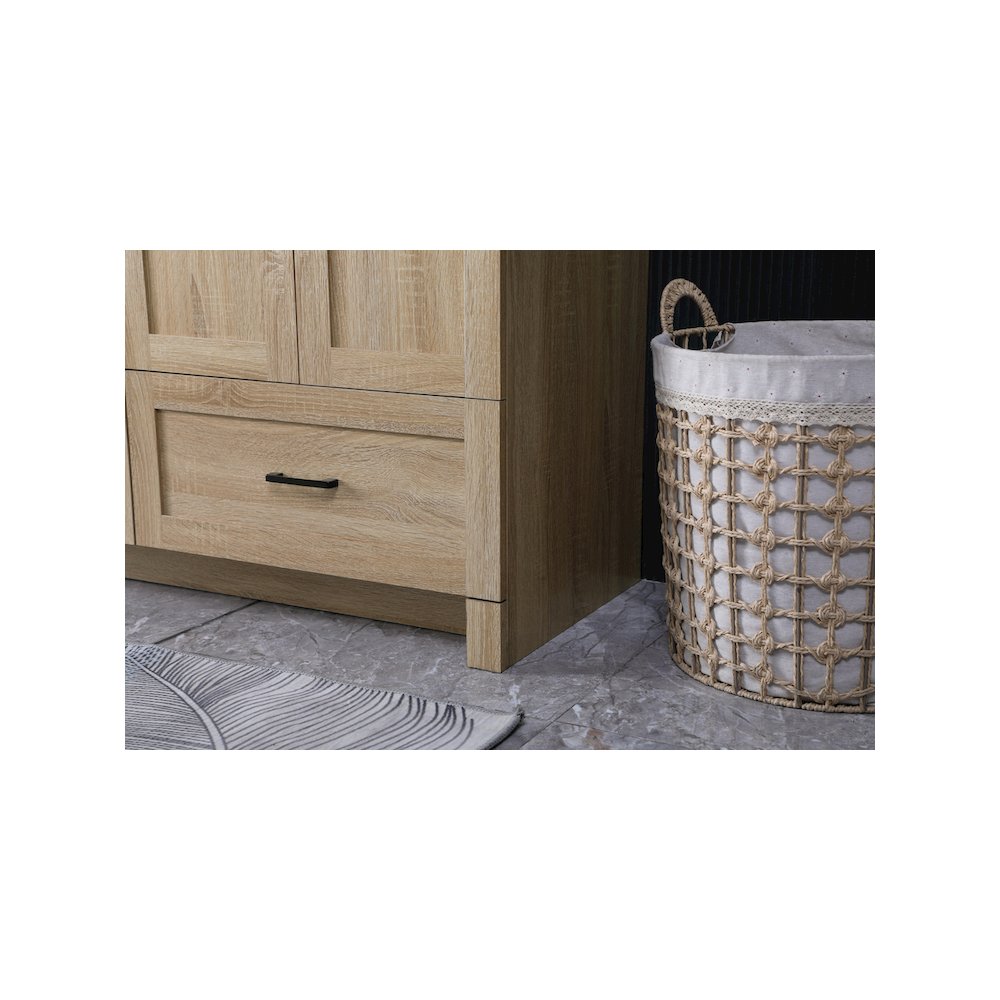 60 Inch Double Bathroom Vanity In Mango Wood. Picture 7