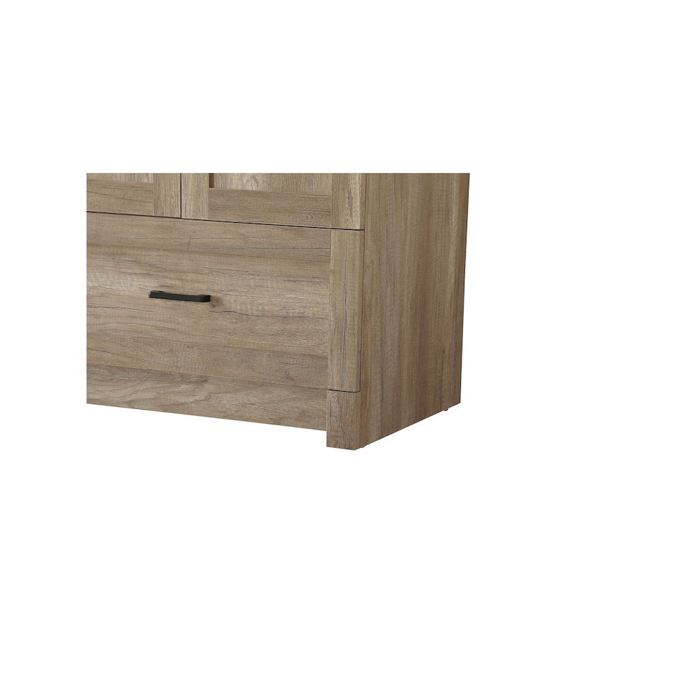 66 inch Double Bathroom Vanity In Natural Oak. Picture 10