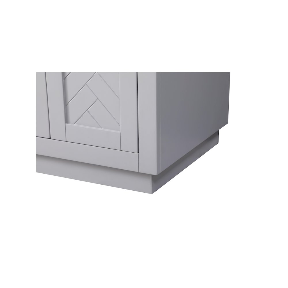 24 inch Single Bathroom Vanity in Grey. Picture 10