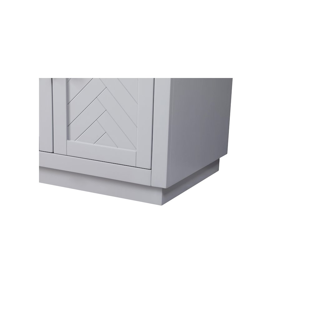 30 inch Single Bathroom Vanity in Grey. Picture 10