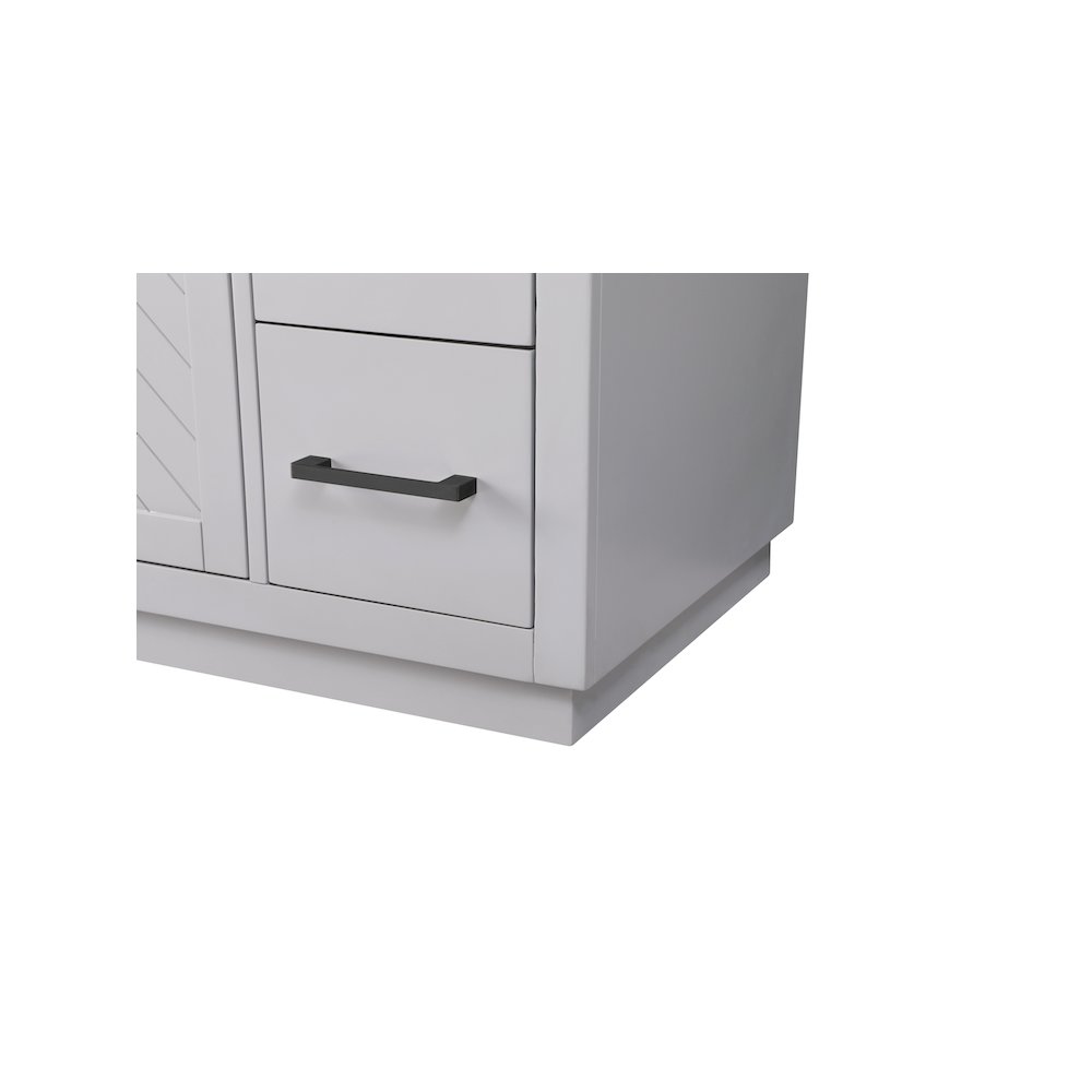 36 inch Single Bathroom Vanity in Grey. Picture 10
