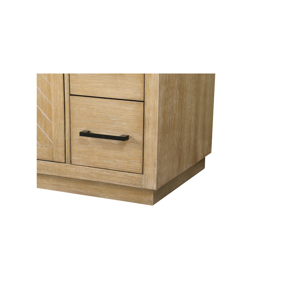 36 inch Single Bathroom Vanity in Linen Oak. Picture 10