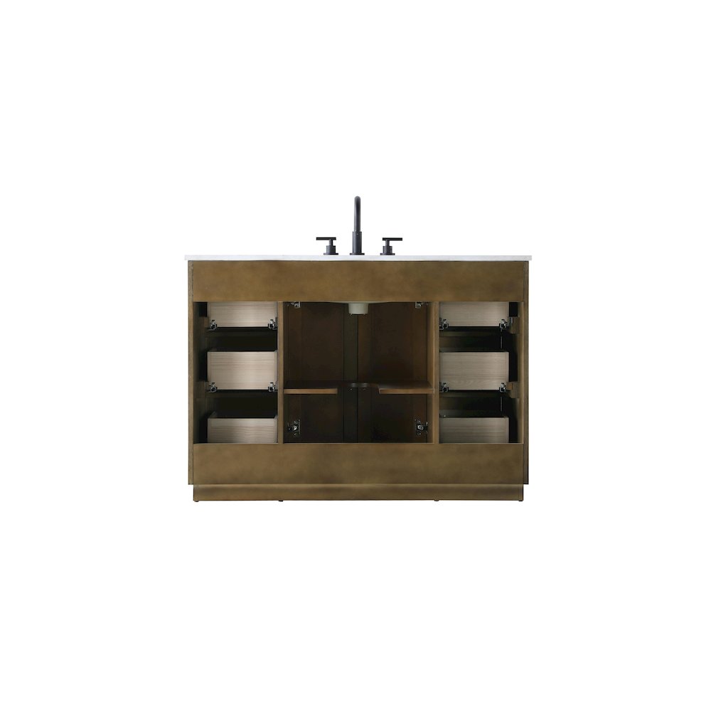48  inch Single Bathroom Vanity in  Hazel Oak. Picture 11