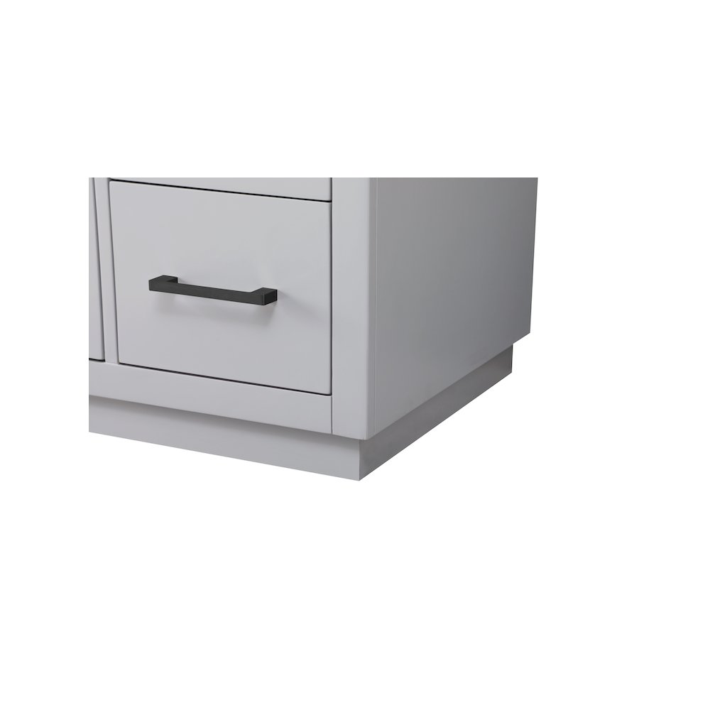 54 inch Single Bathroom Vanity in Grey. Picture 10