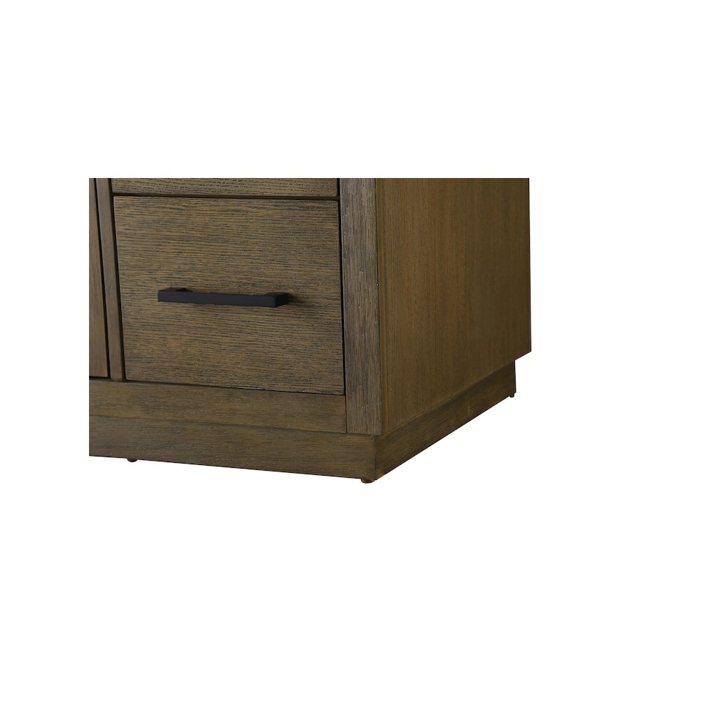 54 inch Single Bathroom Vanity in Hazel Oak. Picture 10