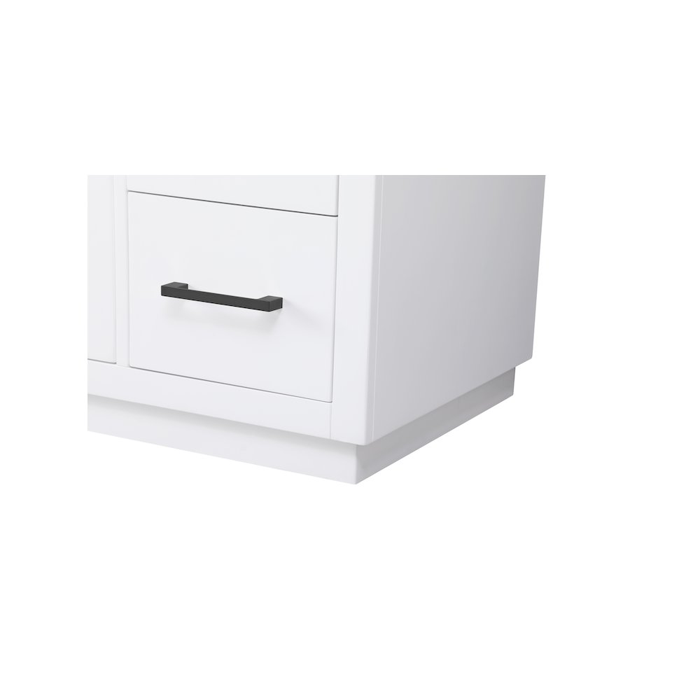 54 inch Single Bathroom Vanity in White. Picture 10