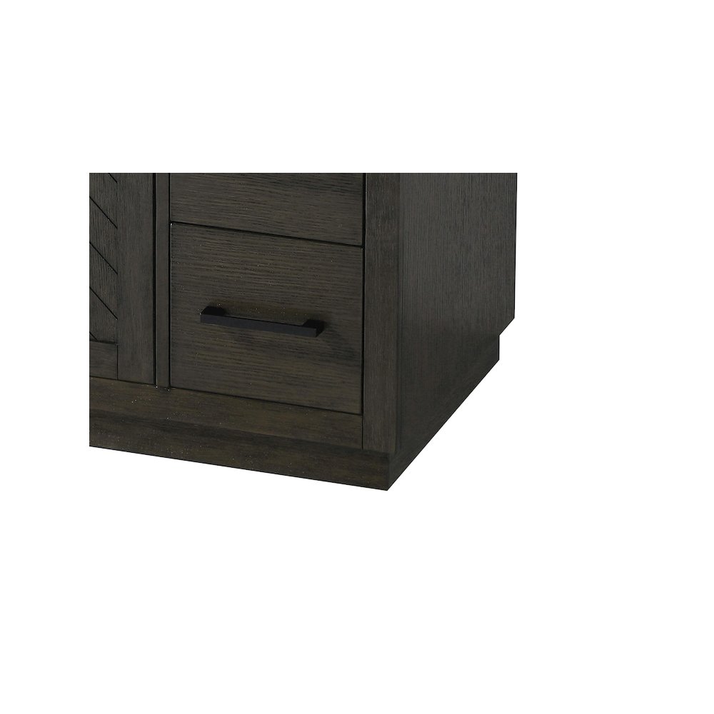 60 inch Single Bathroom Vanity in Chocolate Oak. Picture 10