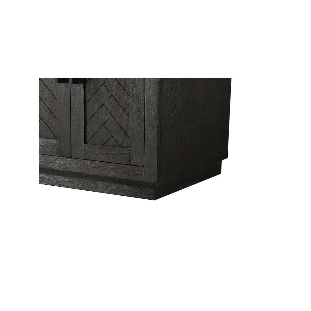 60 inch Double Bathroom Vanity in Chocolate Oak. Picture 10
