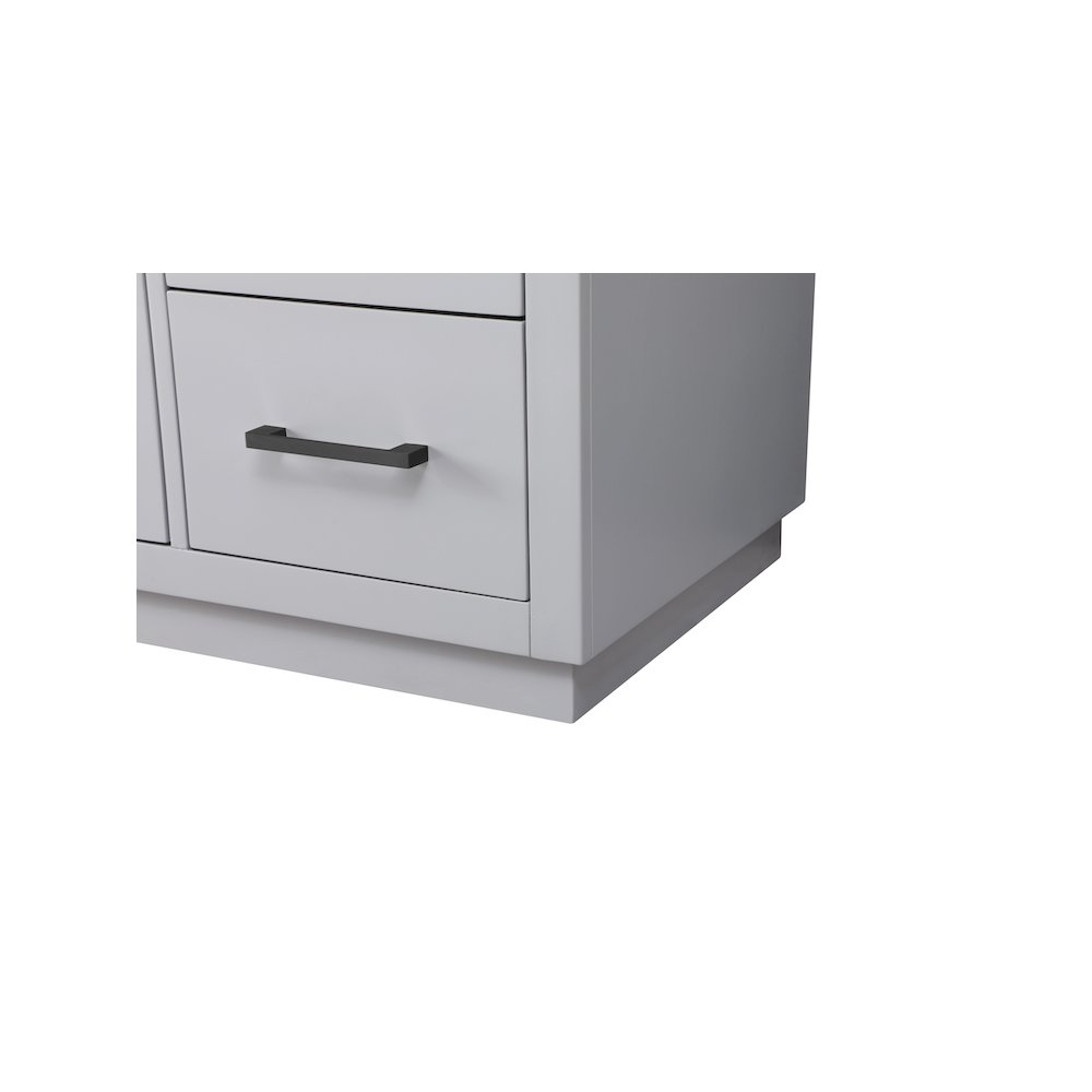 60 inch Single Bathroom Vanity in Grey. Picture 10