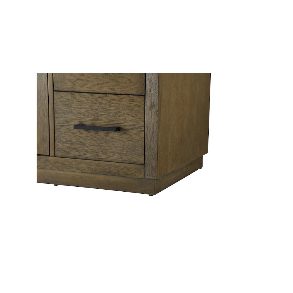60 inch Single Bathroom Vanity in Hazel Oak. Picture 10