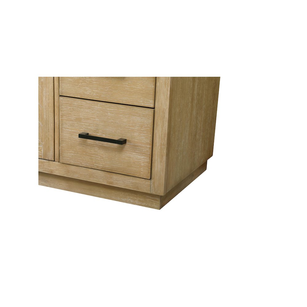 60 inch Single Bathroom Vanity in Linen Oak. Picture 10