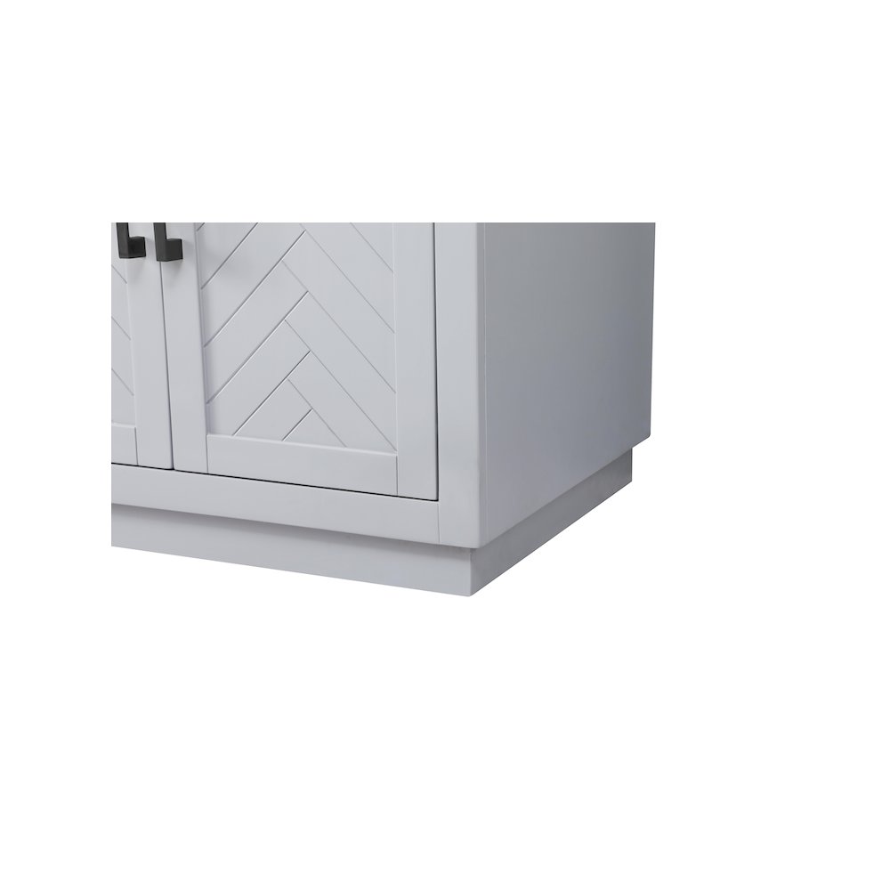 72 inch Double Bathroom Vanity in Grey. Picture 10