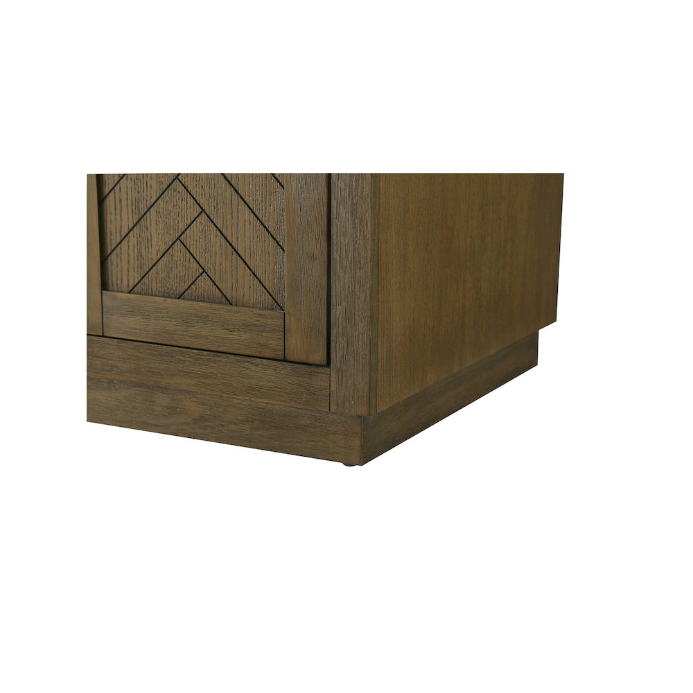 72 inch Double Bathroom Vanity in Hazel Oak. Picture 10