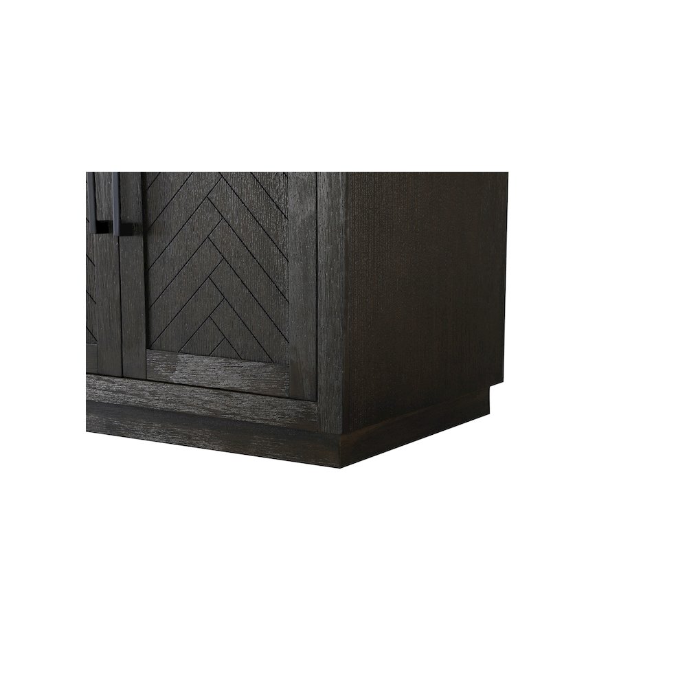 84 inch Double Bathroom Vanity in Chocolate Oak. Picture 10