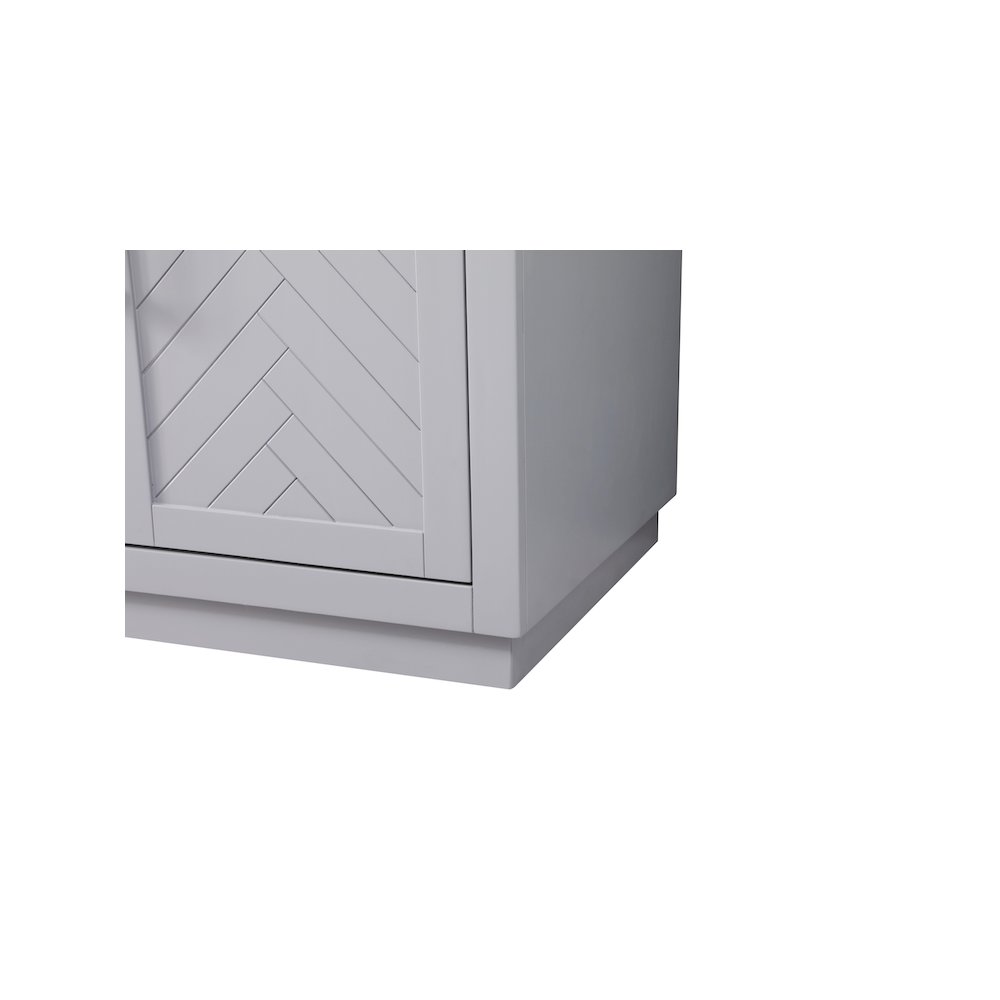 84 inch Double Bathroom Vanity in Grey. Picture 10