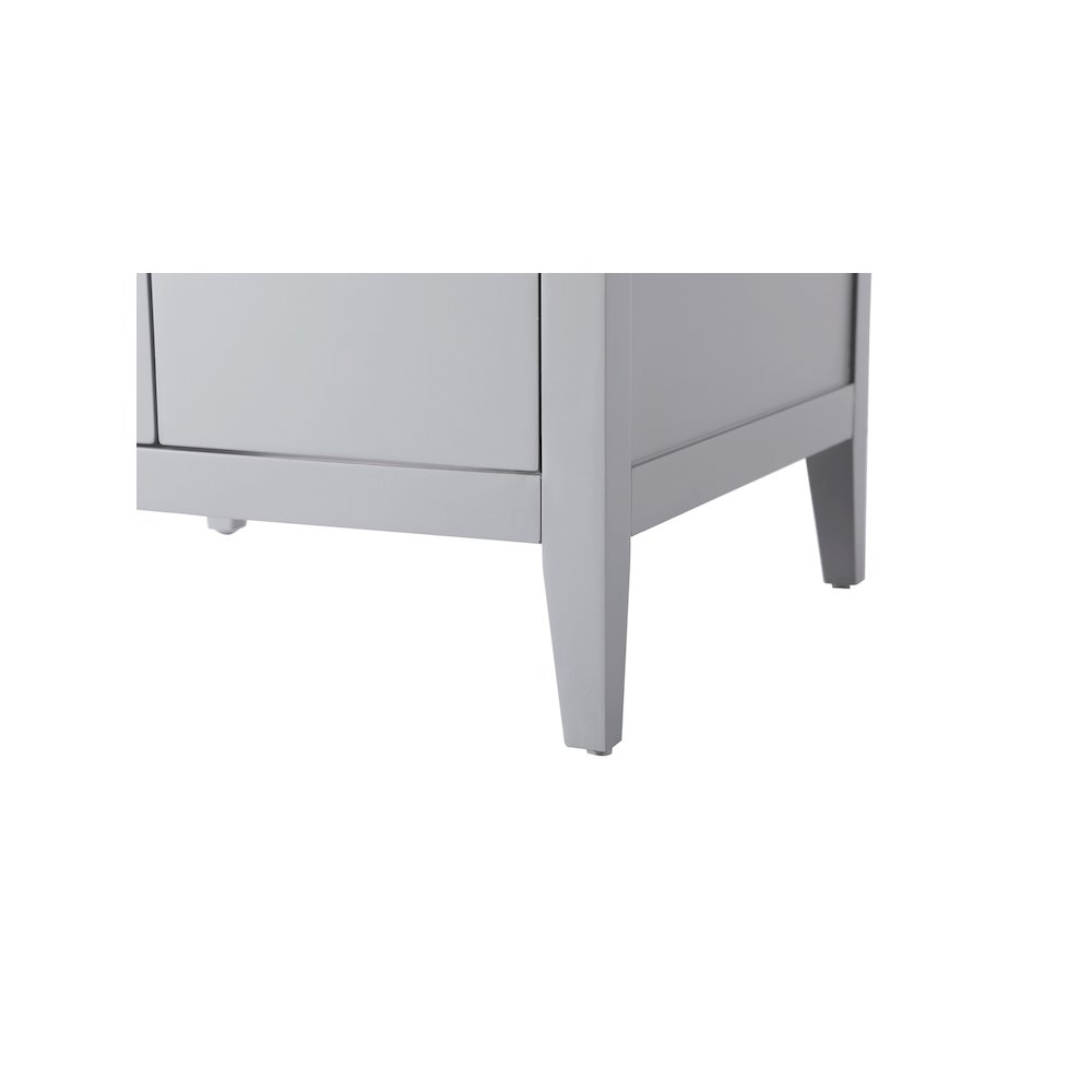24 Inch Single Bathroom Vanity In Grey. Picture 10