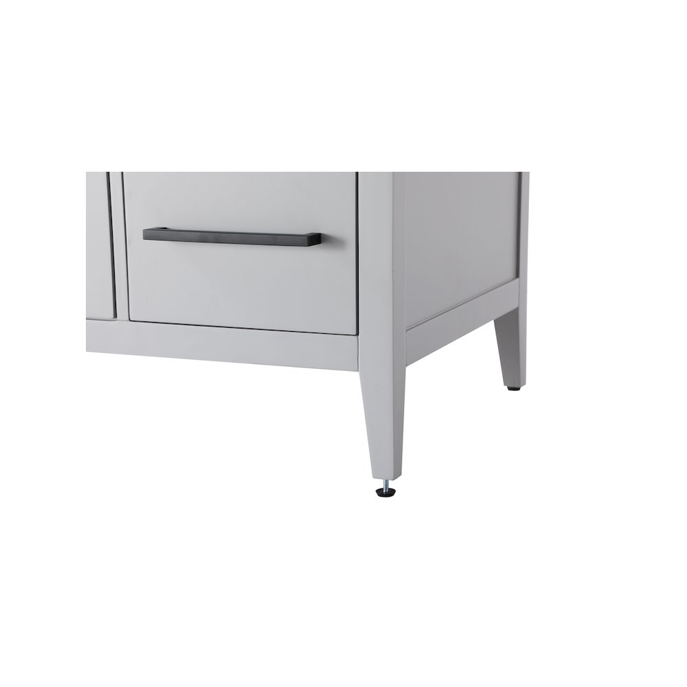 32 Inch Single Bathroom Vanity In Grey. Picture 11