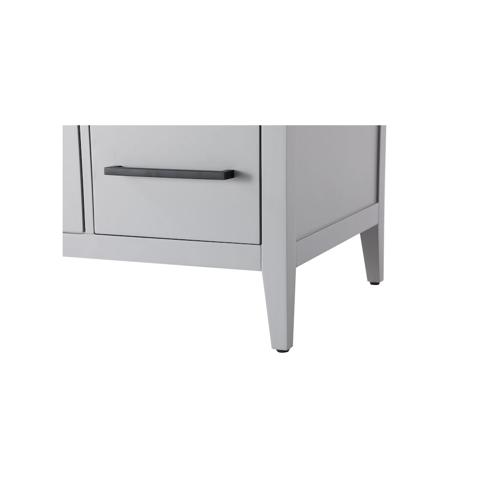 32 Inch Single Bathroom Vanity In Grey. Picture 10