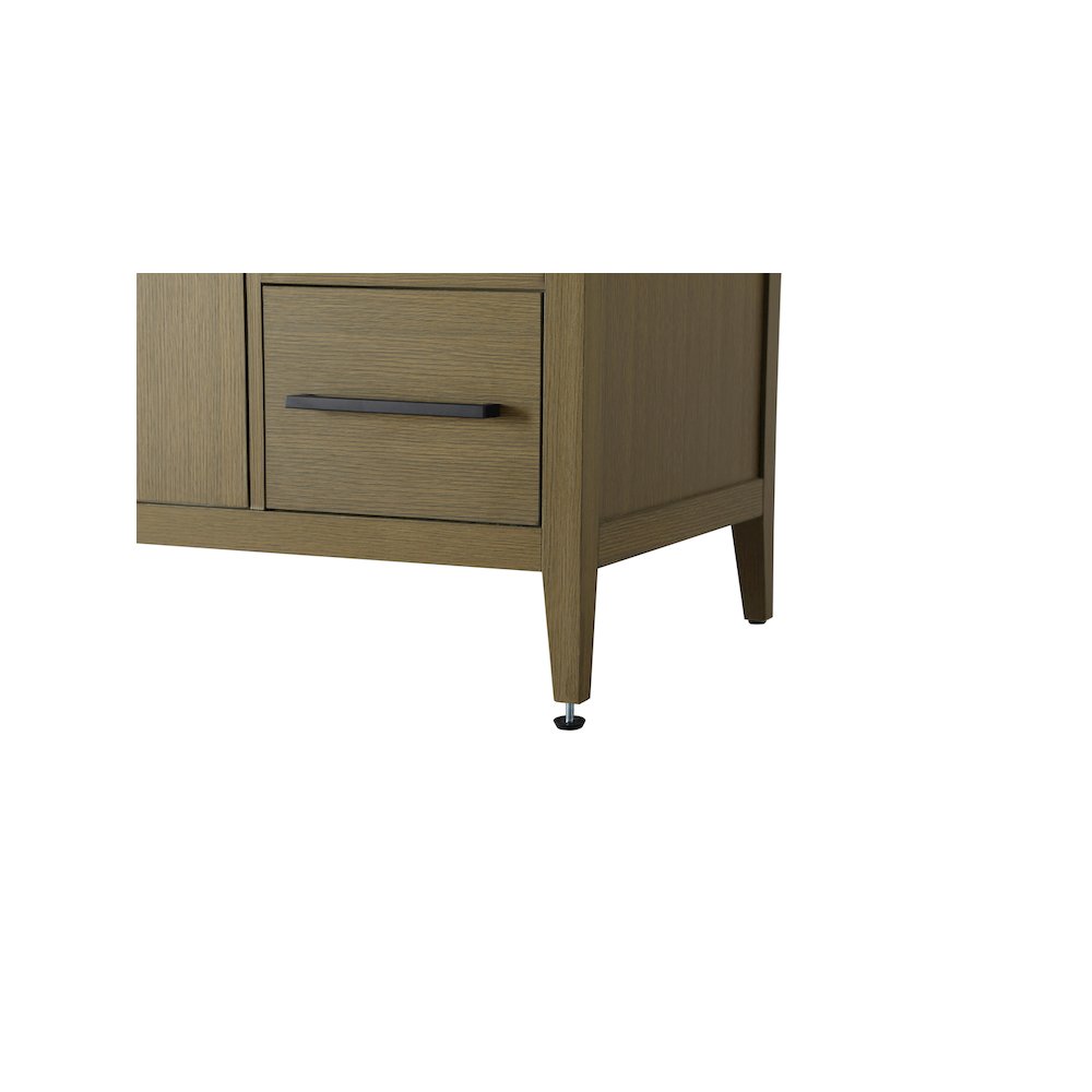 36 Inch Single Bathroom Vanity In Chestnut Brown. Picture 11