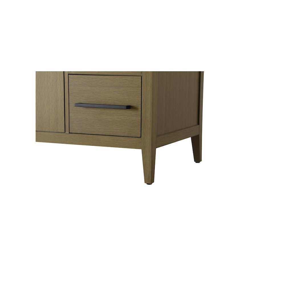 36 Inch Single Bathroom Vanity In Chestnut Brown. Picture 10