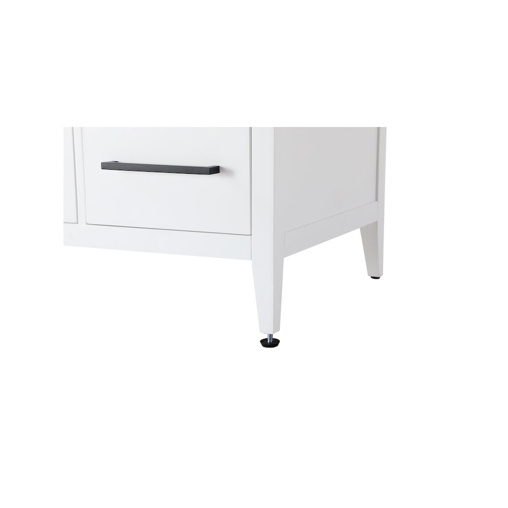 42 Inch Single Bathroom Vanity In White. Picture 11