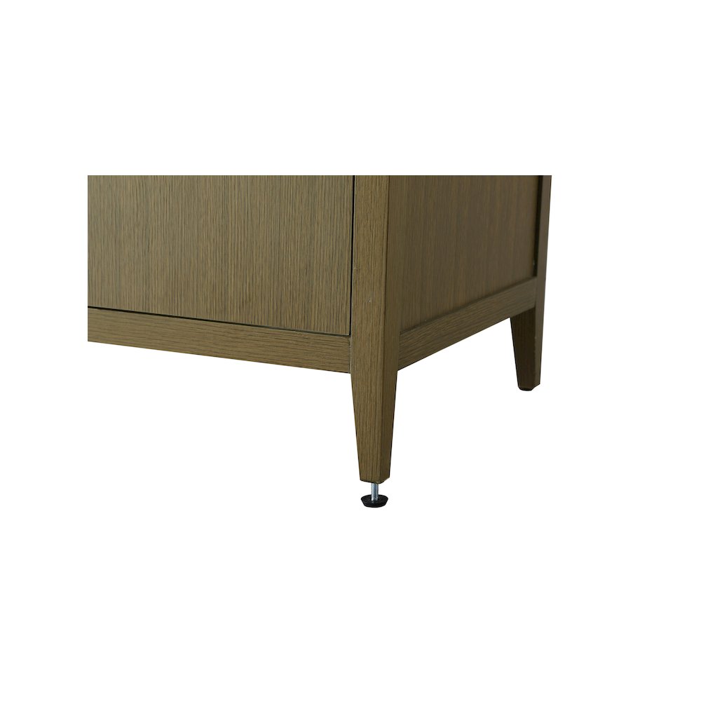 54 Inch Double Bathroom Vanity In Chestnut Brown. Picture 11
