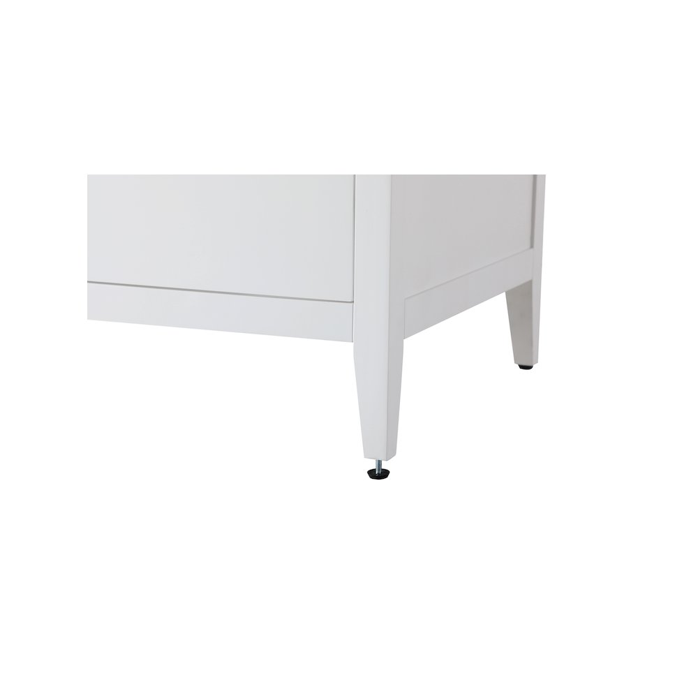 54 Inch Double Bathroom Vanity In White. Picture 11