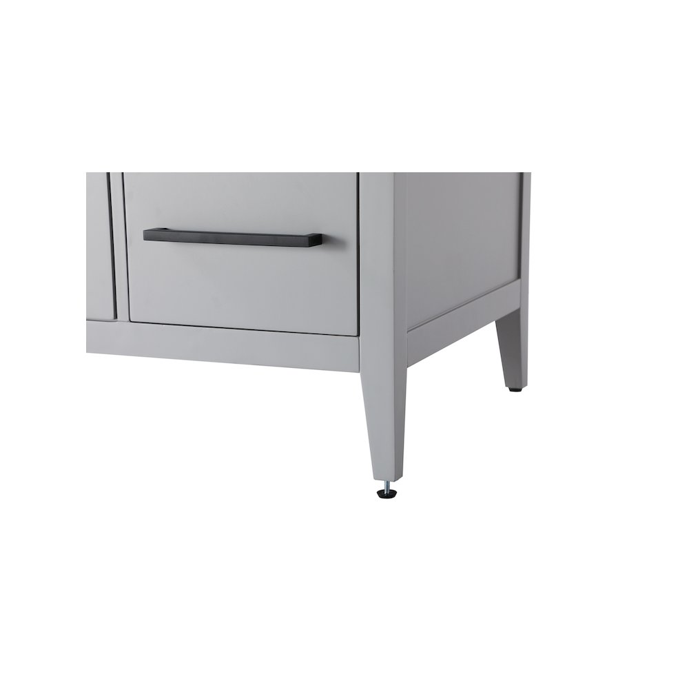 54 Inch Single Bathroom Vanity In Grey. Picture 11