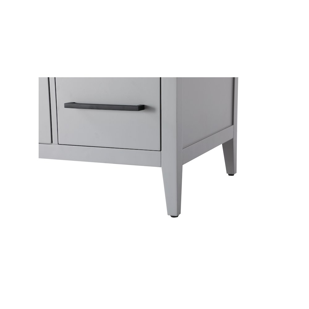 54 Inch Single Bathroom Vanity In Grey. Picture 10