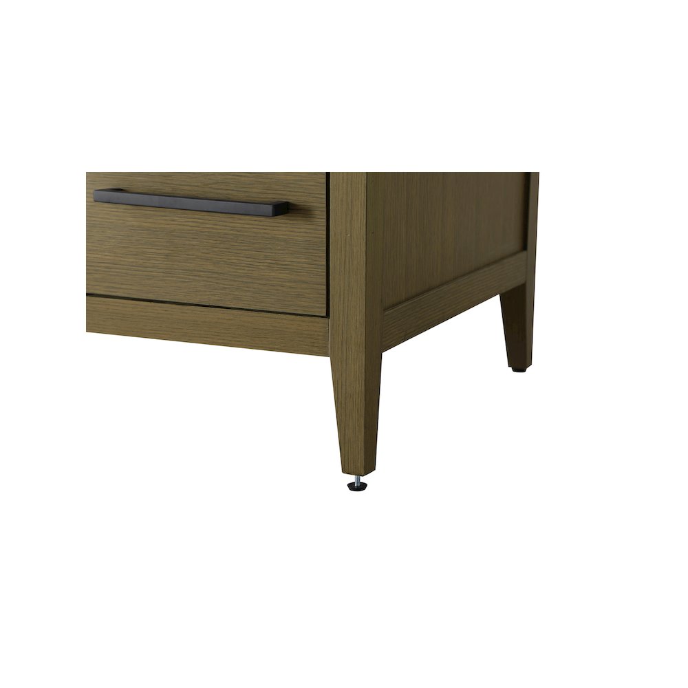 54 Inch Single Bathroom Vanity In Chestnut Brown. Picture 11