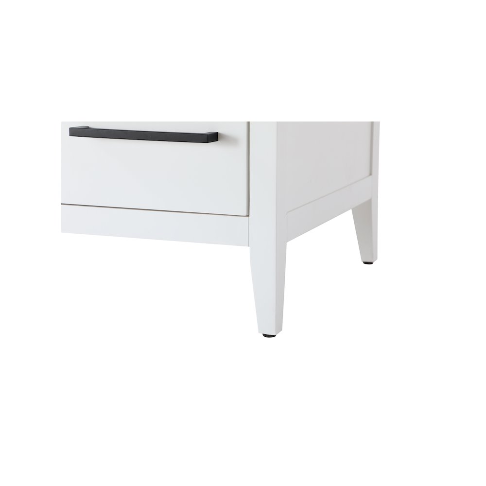 54 Inch Single Bathroom Vanity In White. Picture 10
