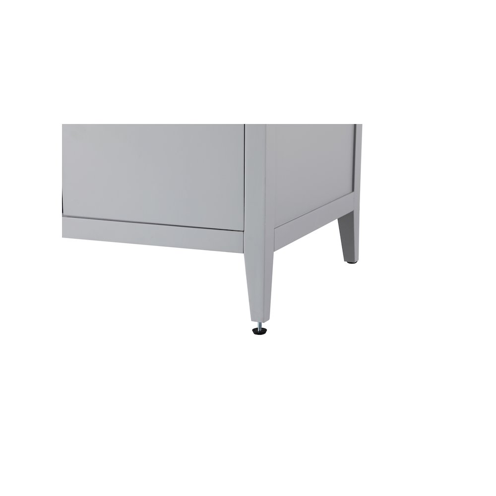 84 Inch Double Bathroom Vanity In Grey. Picture 11