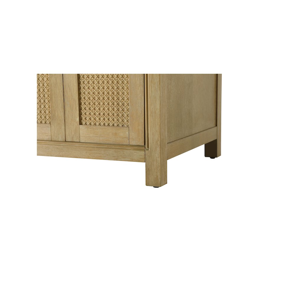 24 Inch Single Bathroom Vanity In Linen Oak. Picture 10