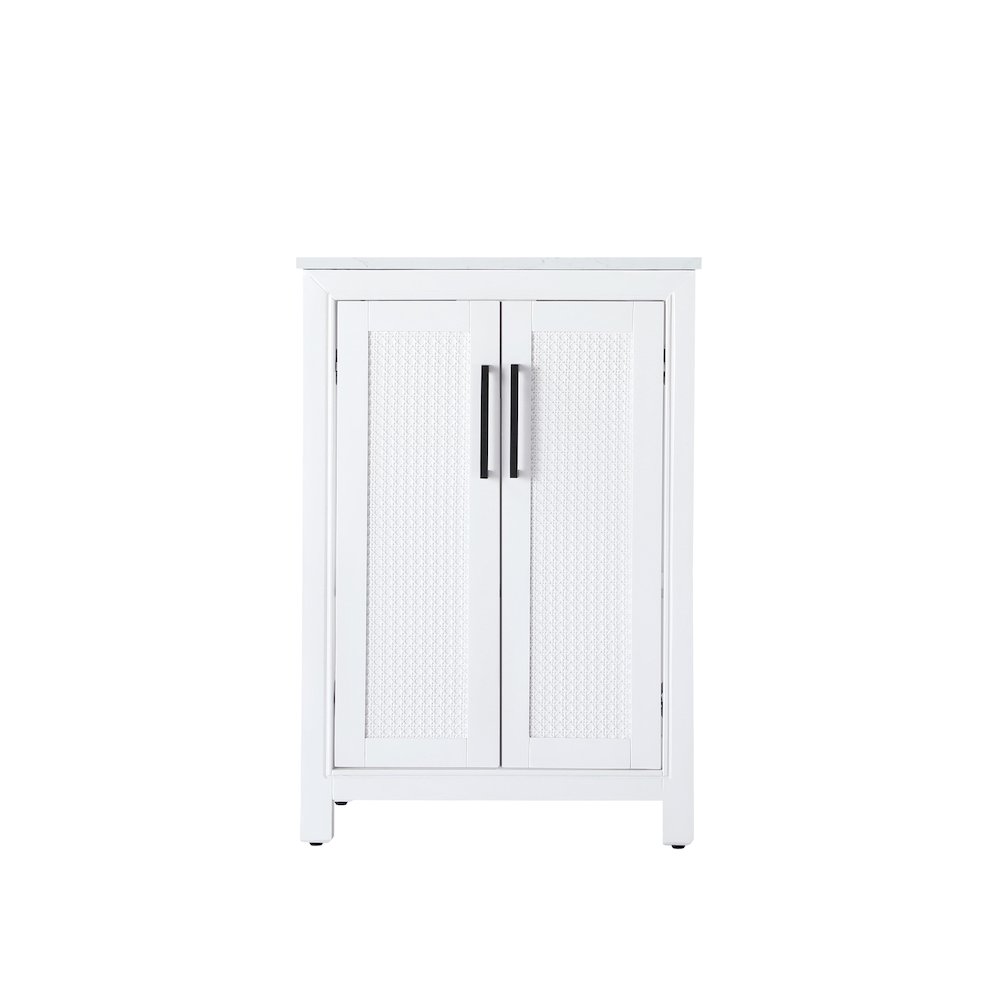 24 Inch Single Bathroom Vanity In White. Picture 5