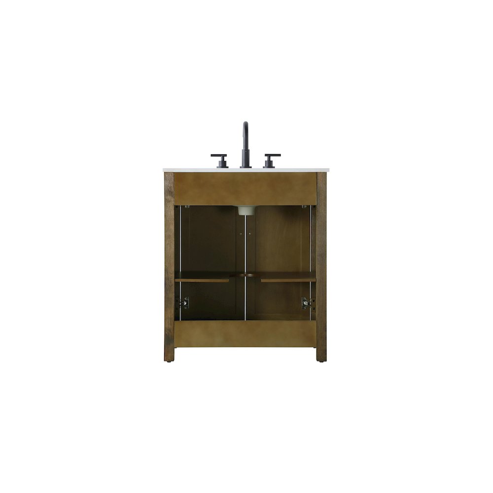 30 Inch Single Bathroom Vanity In Hazel Oak. Picture 12