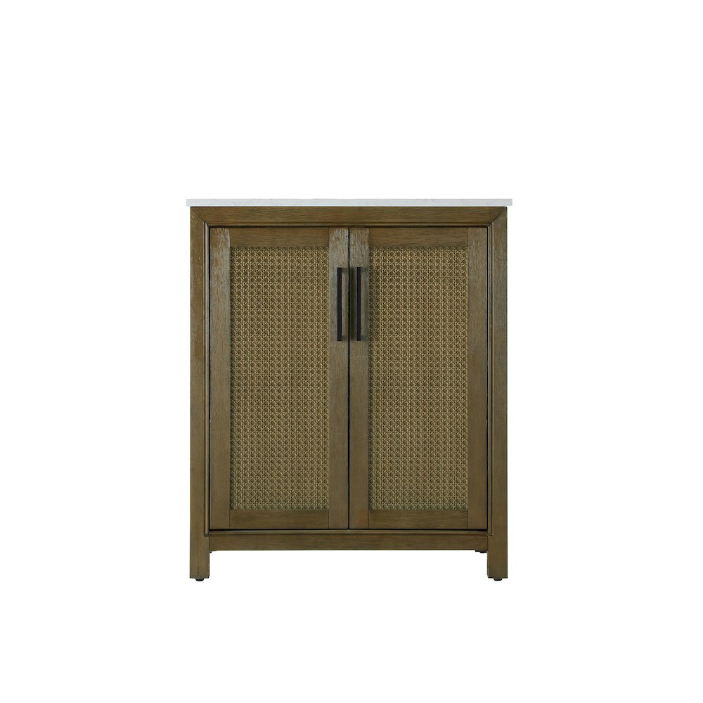 30 Inch Single Bathroom Vanity In Hazel Oak. Picture 5