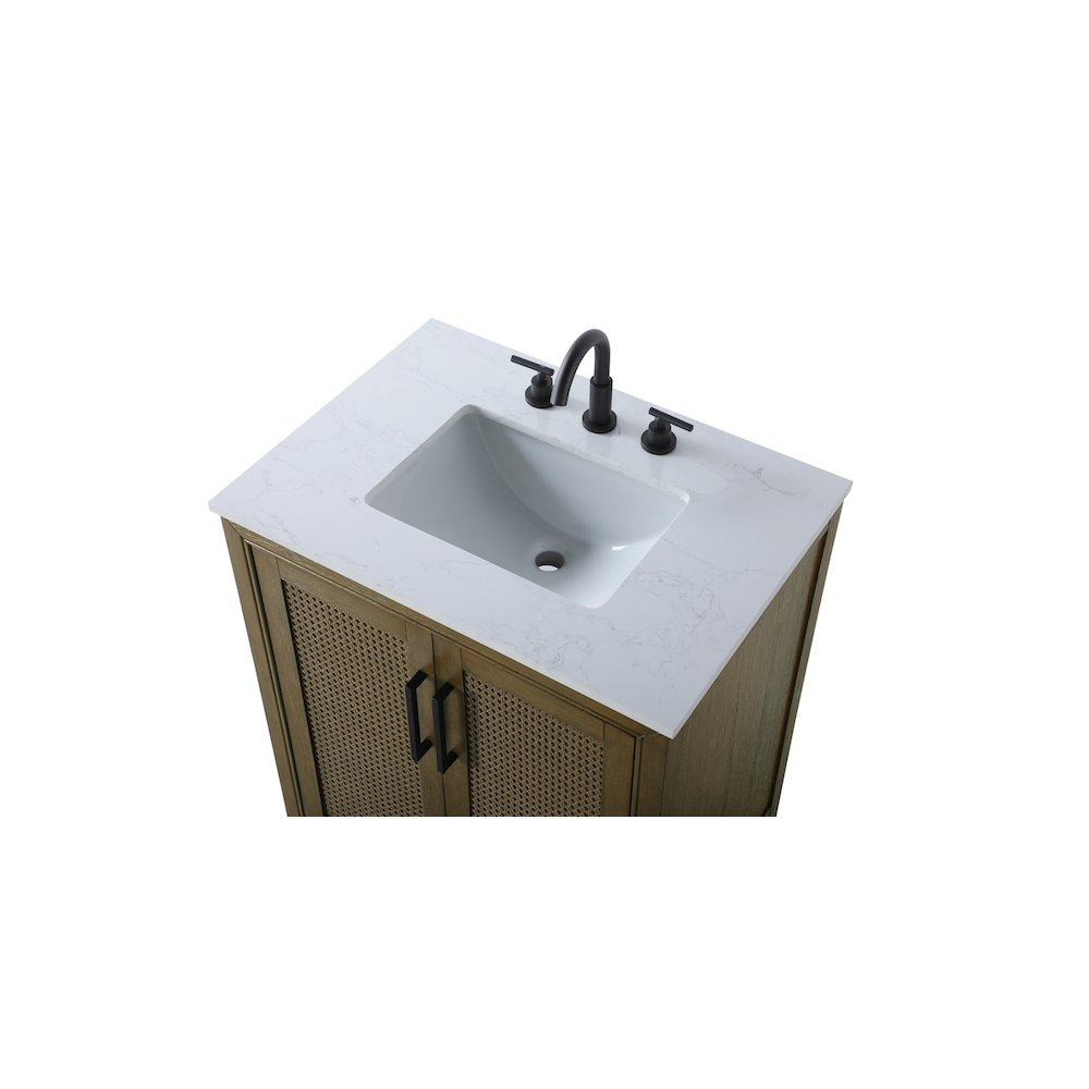 30 Inch Single Bathroom Vanity In Hazel Oak. Picture 8