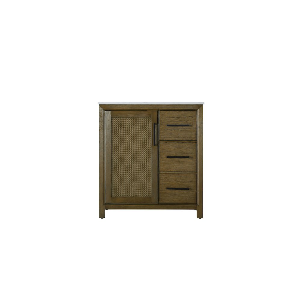 32 Inch Single Bathroom Vanity In Hazel Oak. Picture 5