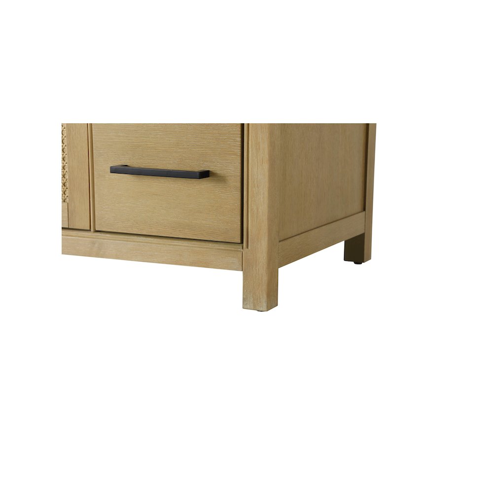 42 Inch Single Bathroom Vanity In Linen Oak. Picture 10