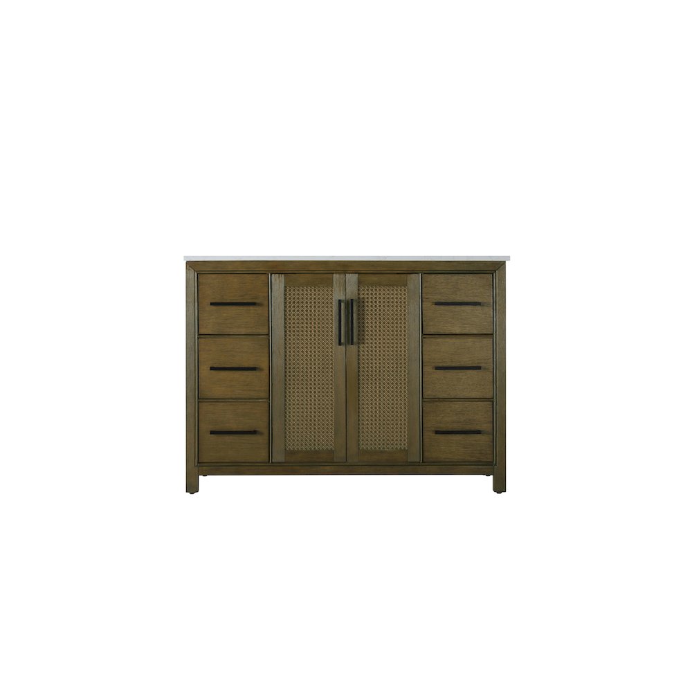 48 Inch Single Bathroom Vanity In Hazel Oak. Picture 5