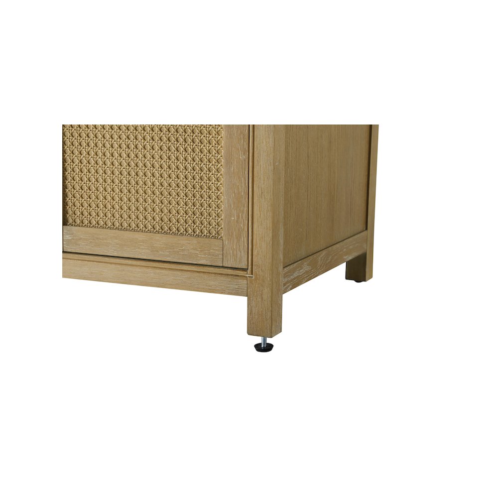 54 Inch Double Bathroom Vanity In Linen Oak. Picture 11