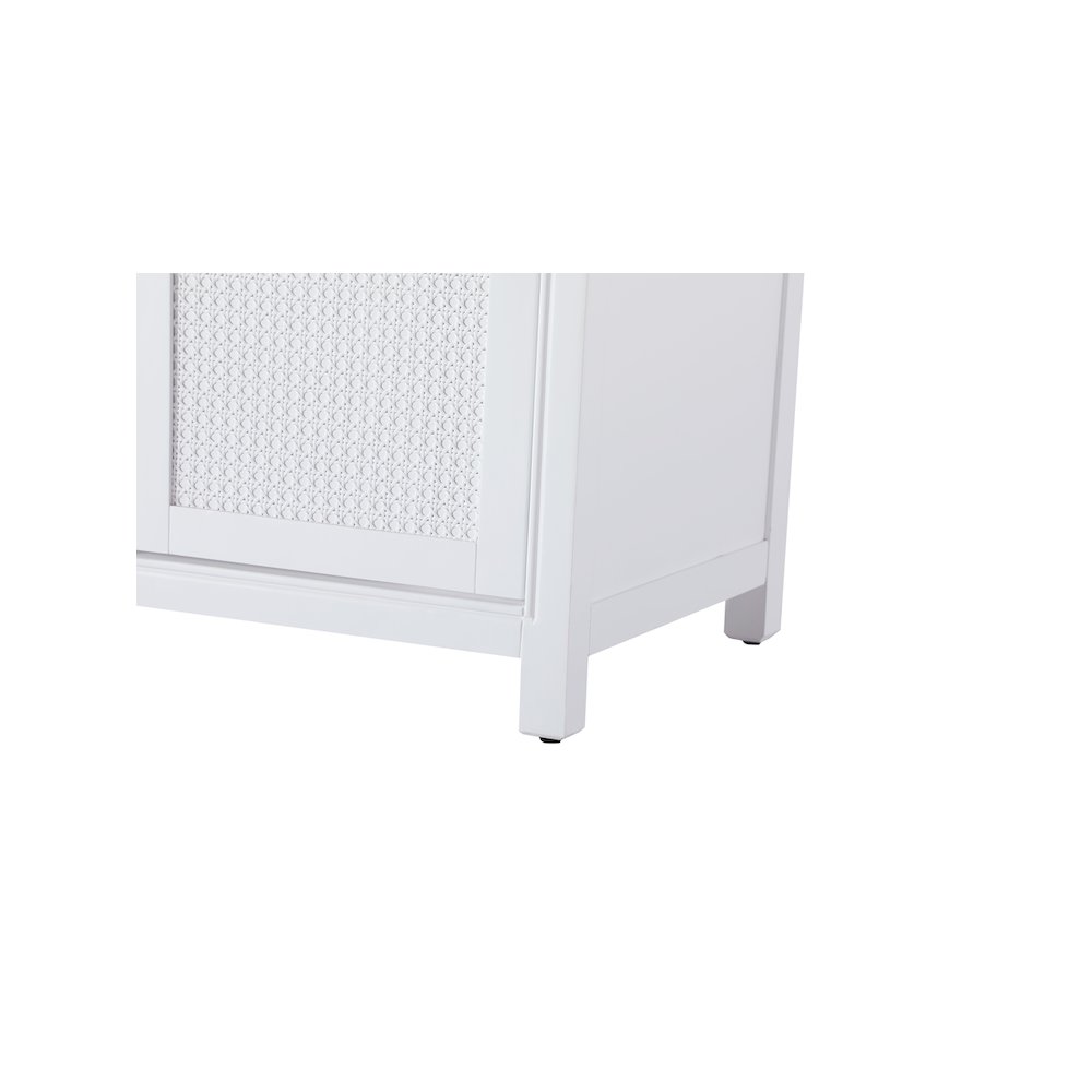 54 Inch Double Bathroom Vanity In White. Picture 10