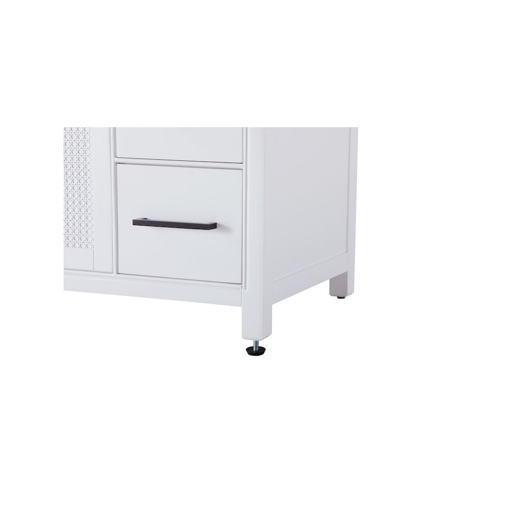 60 Inch Single Bathroom Vanity In White. Picture 11