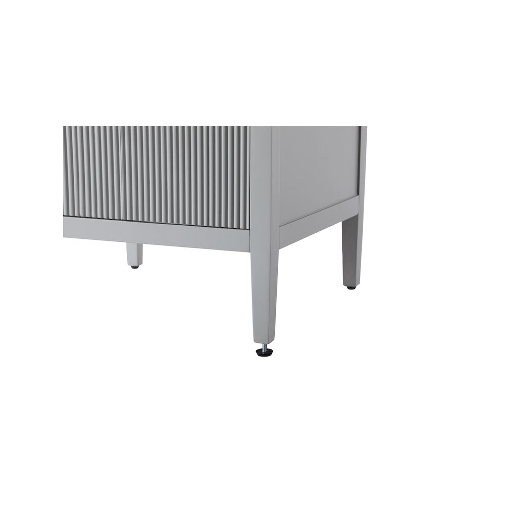 24 inch Single Bathroom Vanity in Grey. Picture 11