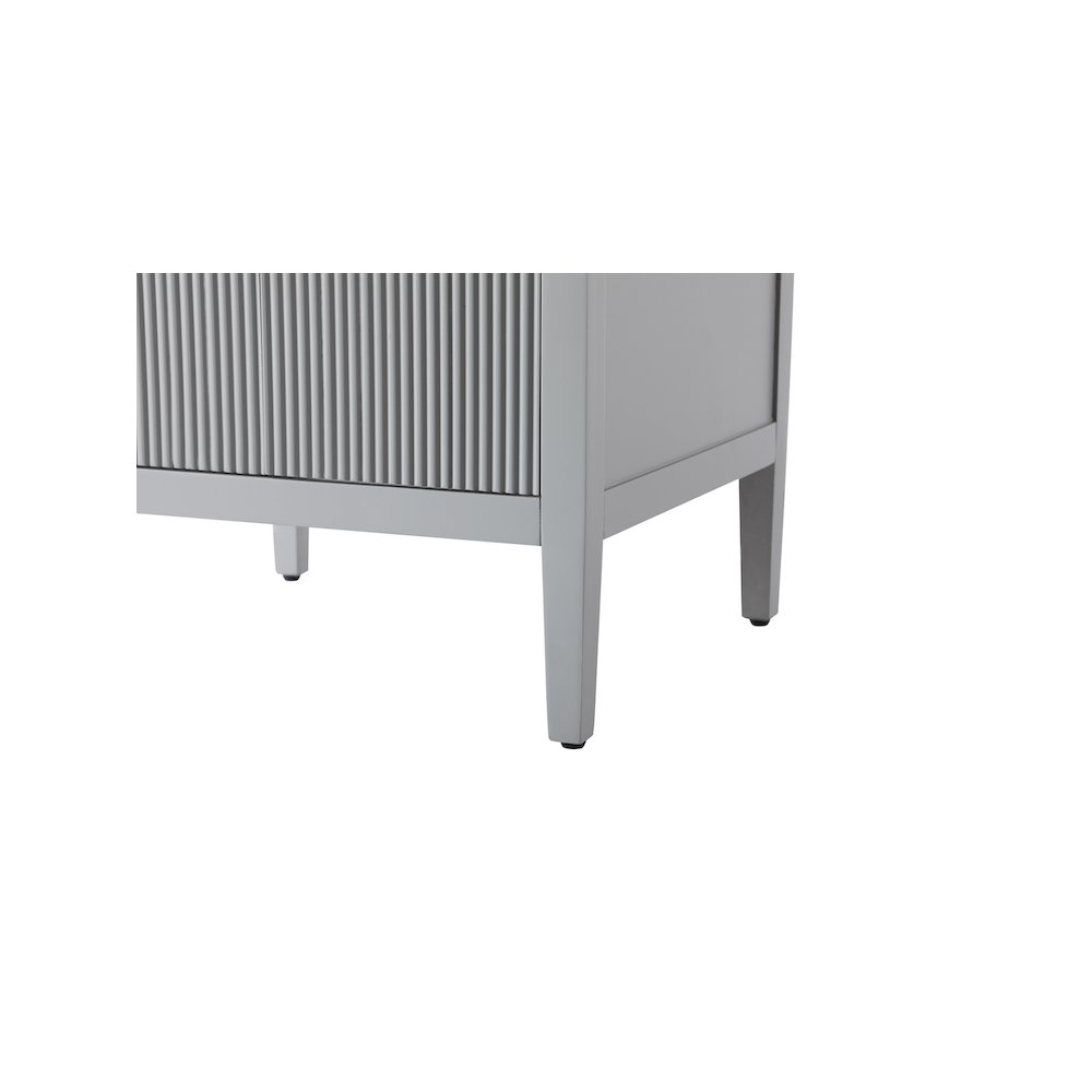 24 inch Single Bathroom Vanity in Grey. Picture 10