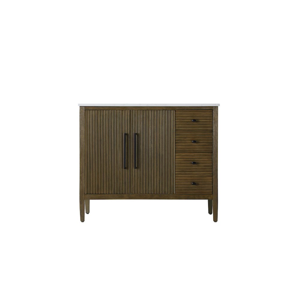 42 inch Single Bathroom Vanity in Hazel Oak. Picture 5
